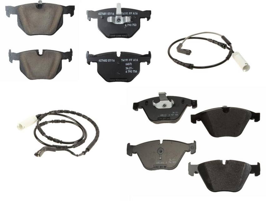 BMW Disc Brakes Kit - Pads Front and Rear